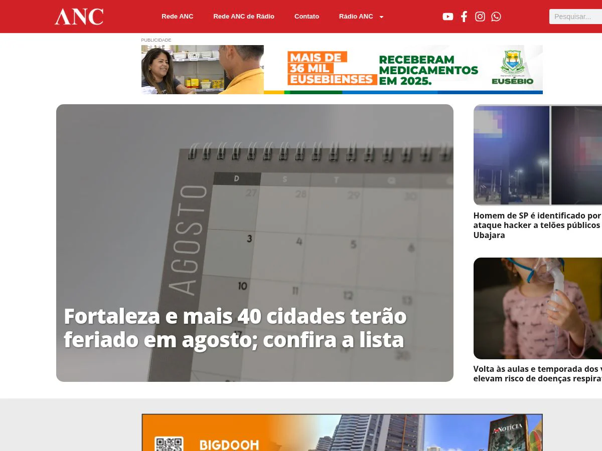 Capa do projeto A Notícia do Ceará