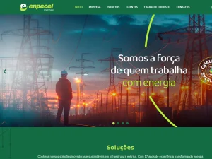 Capa do projeto Enpecel Engenharia