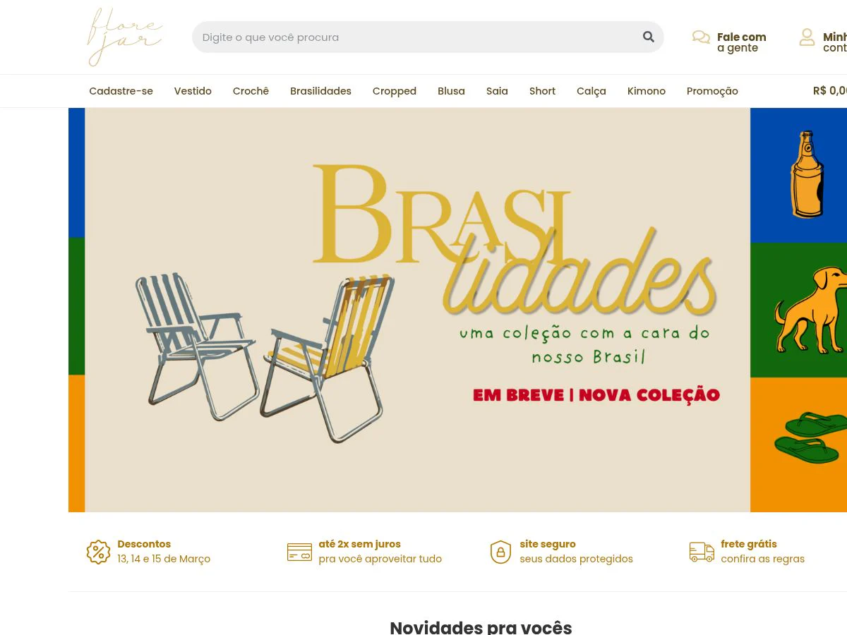 Capa do projeto Florejar