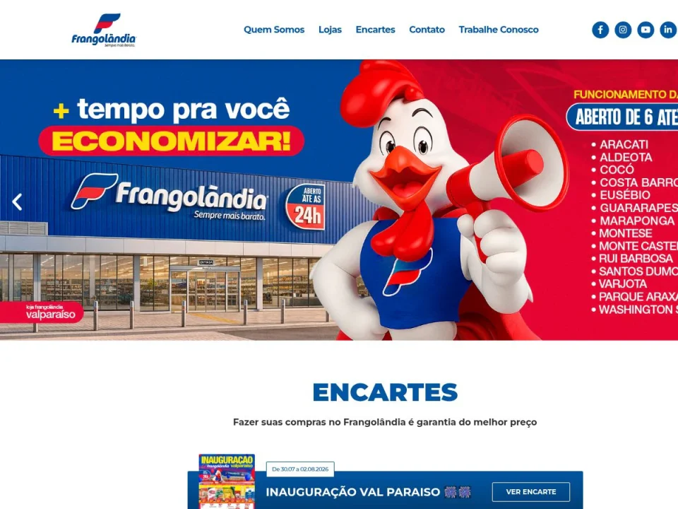 Capa do projeto Frangolândia