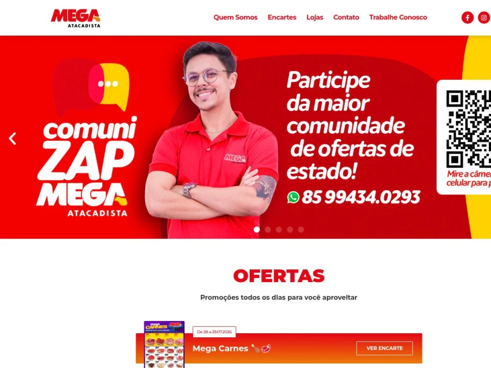 Capa do projeto Mega Atacadista