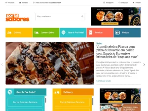 Capa do projeto Portal Sabores