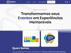Capa do projeto Prática Eventos