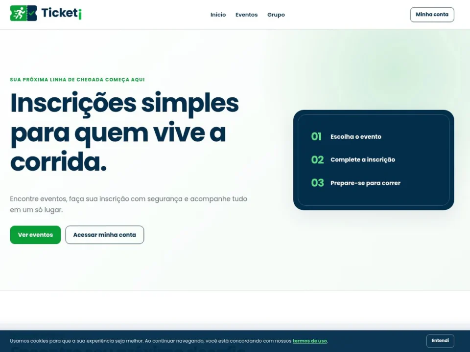 Capa do projeto Ticketi.Run